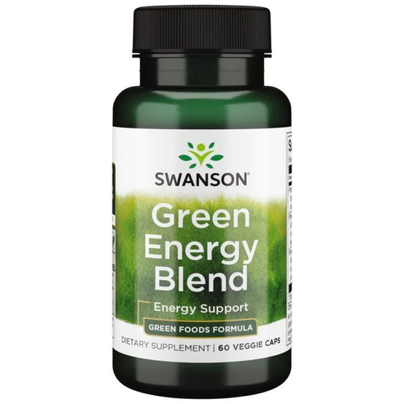 Green Energy Blend 60 вегетариански капсули | Swanson Green Energy Blend 60 вегетариански капсули | Swanson