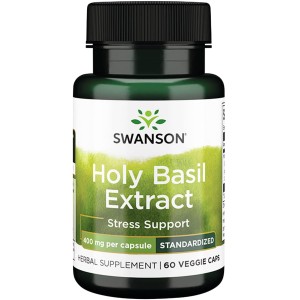 Holy Basil (Tulsi) Extract 400 мг 60 веге капсули | Swanson
