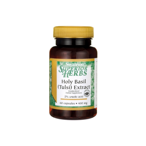 Holy Basil (Tulsi) Extract 400 мг 60 веге капсули | Swanson