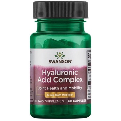 Hyaluronic Acid Complex 60 капсули | Swanson Hyaluronic Acid Complex 60 капсули | Swanson