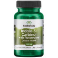 Indole-3-Carbinol with Resveratrol 200 мг 60 капсули | Swanson