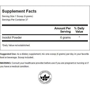 Inositol Powder (Инозитол на прах) 227 гр | Swanson