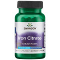 Iron Citrate 25 мг 60 веге капсули | Swanson