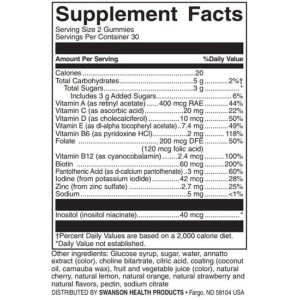 Kids Multivitamin 60 дъвчащи таблетки с вкус микс от плодове | Swanson