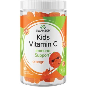 Kids Vitamin C Immune Support 60 дъвчащи таблетки портокал | Swanson