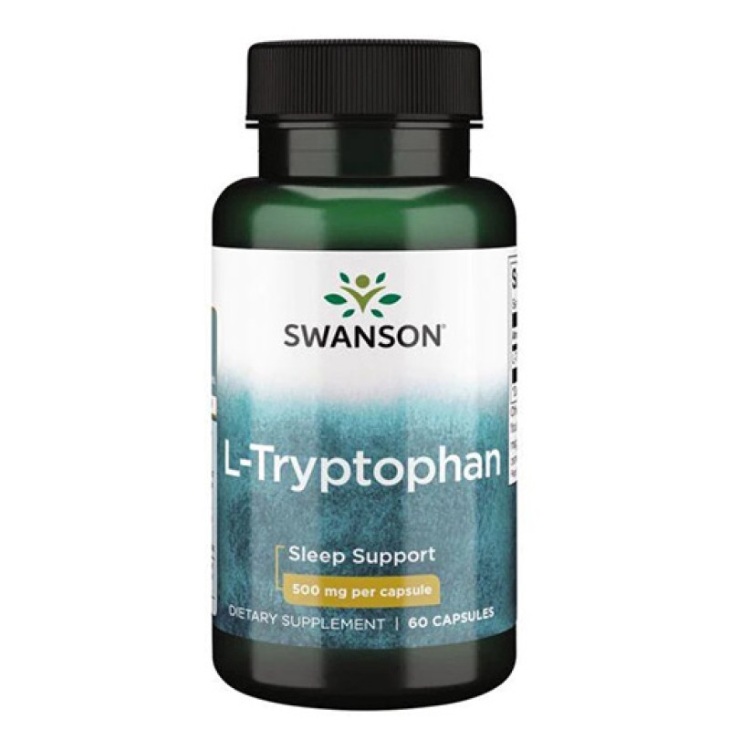 [L-Tryptophan 500 мг 60 капсули | Swanson За по-продължителен и качествен сън За подобряване на настроението За по-силна имунна система L-Триптофан 500 мг на капсули е на топ цена от Swanson Какво зна