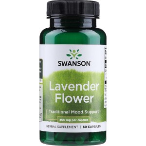 Lavender Flower 400 мг 60 капсули | Swanson