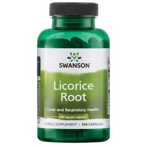 Licorice Root 450 мг 100 капсули | Swanson Licorice Root 450 мг 100 капсули | Swanson