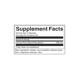 Licorice Root 450 мг 100 капсули | Swanson Licorice Root 450 мг 100 капсули | Swanson