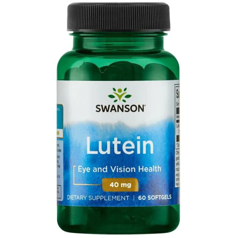 Lutein 40 мг 60 гел-капсули | Swanson Lutein 40 мг 60 гел-капсули | Swanson