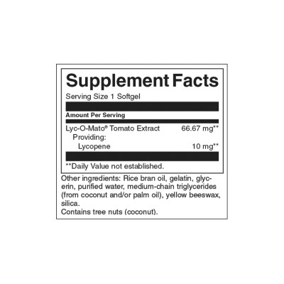 Lyc-O-Mato Lycopene 60 гел-капсули | Swanson Lyc-O-Mato Lycopene 60 гел-капсули | Swanson
