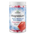 [Magnesium 120 дъвчащи таблетки - вкус Диня | Swanson Подпомага правилното функциониране на нервната система Подобрява имунитета и има кардиопротективен ефект Мощна подкрепа срещу умората Дъвчащи таблетки с
