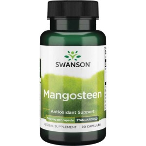 Mangosteen Standardized 500 мг 90 капсули | Swanson Mangosteen Standardized 500 мг 90 капсули | Swanson