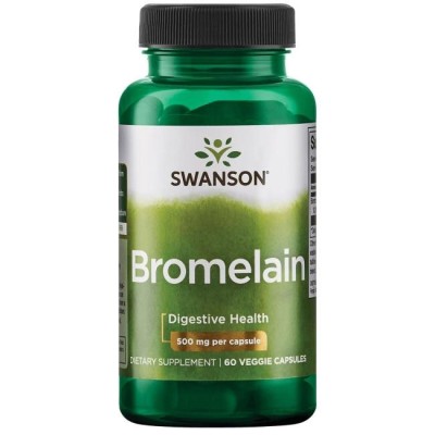 Bromelain 1200 GDU/500 мг 60 веге капсули | Swanson Bromelain 1200 GDU/500 мг 60 веге капсули | Swanson