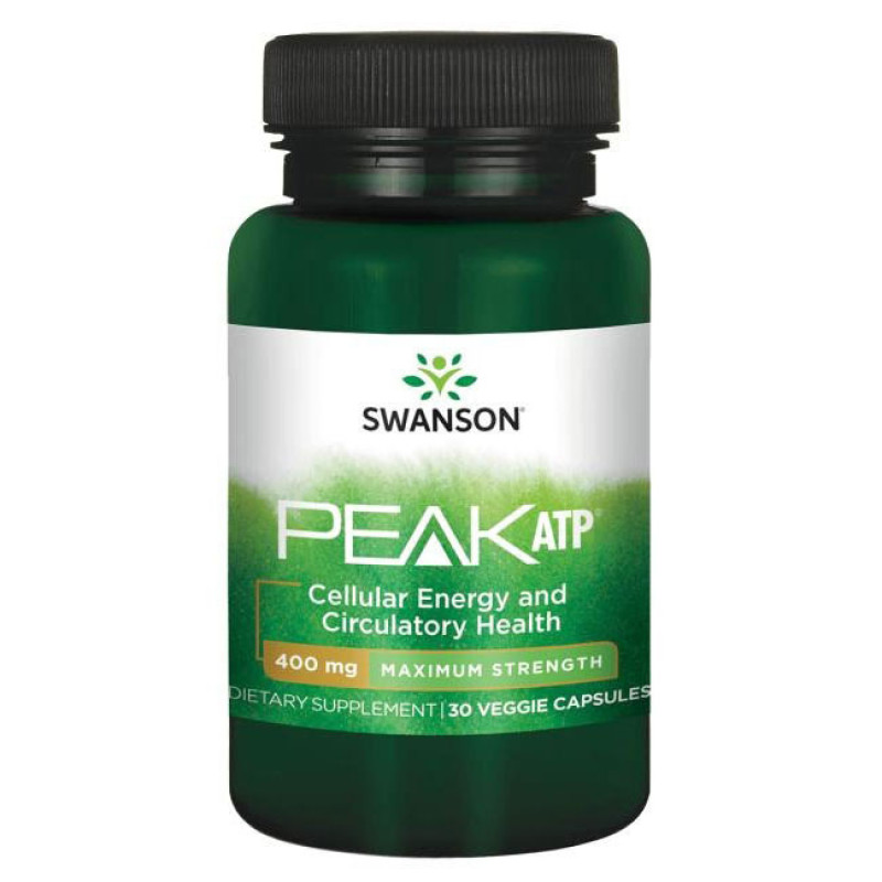 Maximum Strength Peak ATP 400 мг 30 веге капсули | Swanson