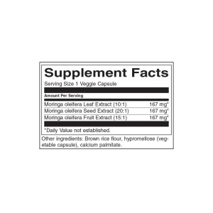 Moringa Oleifera 60 веге капсули | Swanson