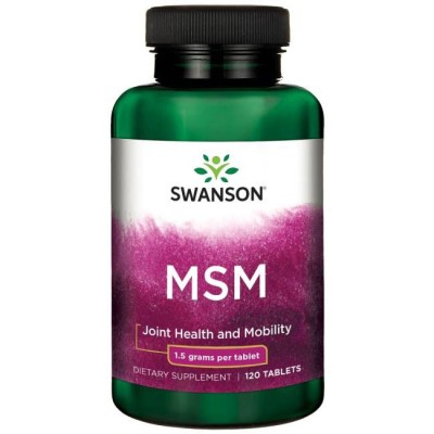 MSM 1500 мг 120 таблетки | Swanson MSM 1500 мг 120 таблетки | Swanson