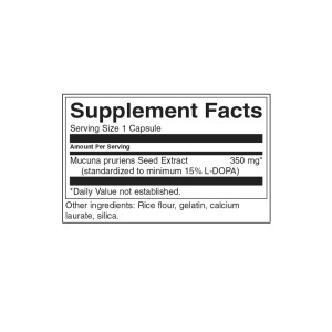 Mucuna Pruriens 350 мг 200 капсули | Swanson