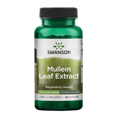 Mullein Leaf Extract 250 мг 60 капсули | Swanson