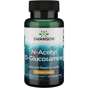 N-Acetyl D-Glucosamine (N-A-G) 750 мг 60 веге капсули | Swanson