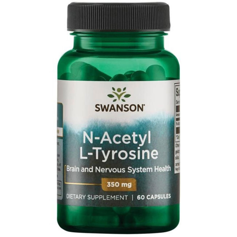 N-Acetyl L-Tyrosine 350 мг 60 капсули | Swanson