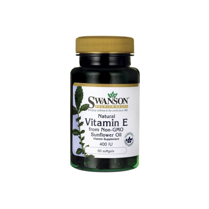 Natural Vitamin E 400 IU 60 капсули | Swanson