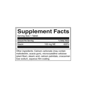 Niacin 100 мг 250 таблетки | Swanson