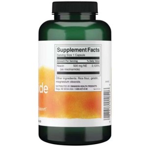 Niacinamide 500 мг 250 капсули | Swanson