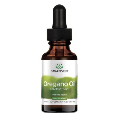 Oil of Oregano Liquid Extract 29.6 мл | Swanson За подсилване на имунните защити Осигурява антиоксидантна защита Помага за облекчаване на симптомите при заболявания на дихателните пътища и сезонни алергии Oil of Oregano Liquid Extract 29.6 мл | Swanson За