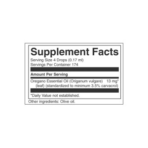 Oil of Oregano Liquid Extract 29.6 мл | Swanson