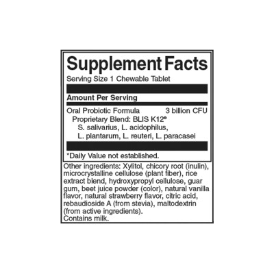 Oral Probiotic Formula 3 Billion CFU 30 дъвчащи таблетки | Swanson