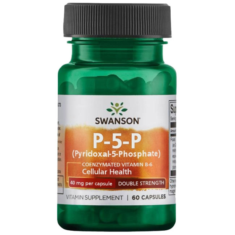 P-5-P (Пиридоксал-5-фосфат) 60 капсули | Swanson