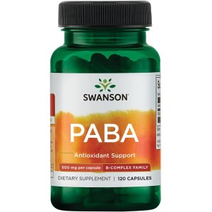 PABA 500 мг 120 капсули | Swanson