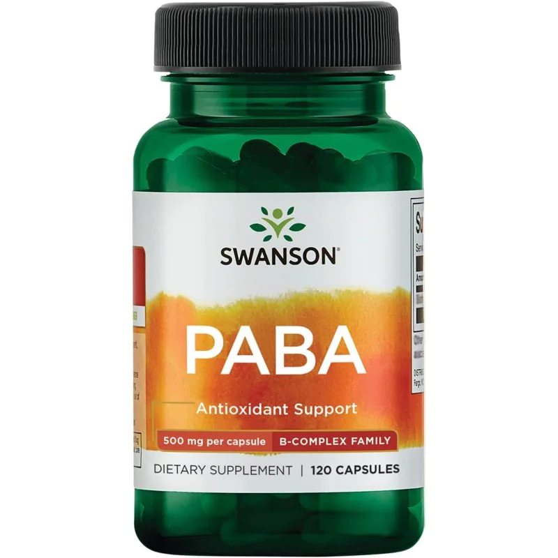 PABA 500 мг 120 капсули | Swanson
