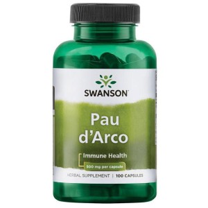 Pau d’Arco 500 мг 100 капсули | Swanson Pau d’Arco 500 мг 100 капсули | Swanson