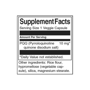 PQQ Pyrroloquinoline Quinone 10 мг 30 веге капсули | Swanson