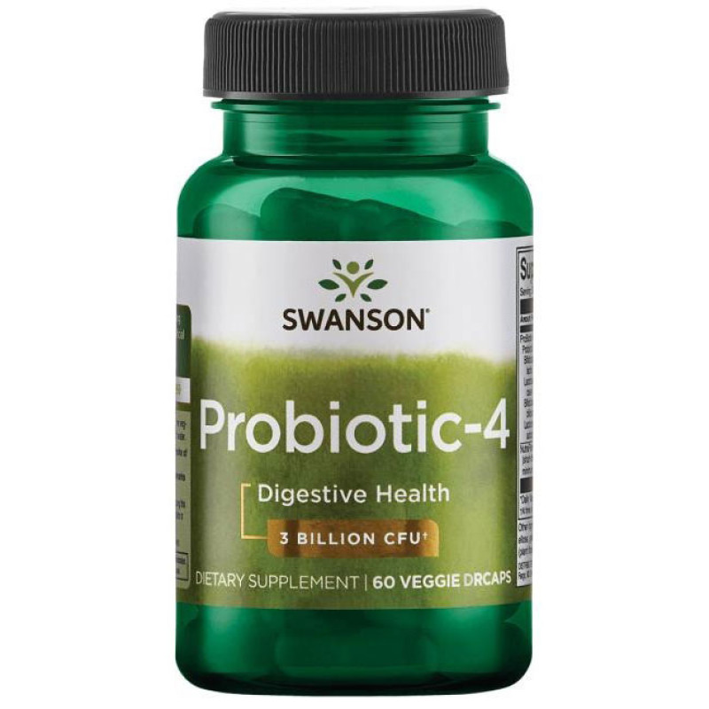 ProBiotic-4 3 млрд. CFU 60 веге капсули | Swanson