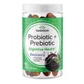 [Probiotic + Prebiotic 60 дъвчащи таблетки | Swanson Подобрява храносмилането и усвояването на веществата Поддържа здравословен баланс на чревната флора  Поддържа имунното здраве и редовността на червата