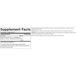 Probiotic with Digestive Enzymes 5 млрд. CFU 60 веге капсули | Swanson