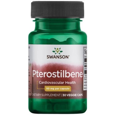 Pterostilbene 50 мг 30 веге капсули | Swanson
