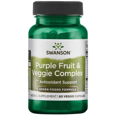 Purple Antioxidants Fruit & Veggie Complex 60 веге капсули | Swanson Purple Antioxidants Fruit & Veggie Complex 60 веге капсули | SwansonПодпомага клетъчната и чернодробната детоксикация
Повишава антиоксидантната активност, по-специално н Purple Antioxidants Fruit & Veggie Complex 60 веге капсули | Swanson Подпомага клетъчната и чернодробната детоксикация Повишава антиоксидантната активност, по-специално на антоцианините Предпазва тялото о Purple Antioxidants Fruit & Veggie Complex