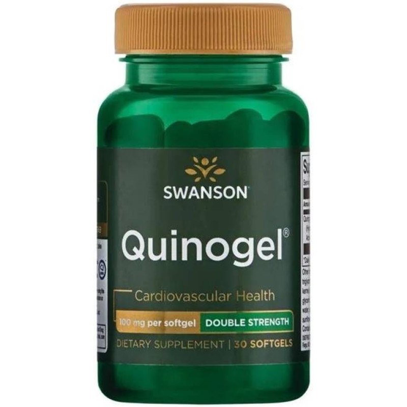[Quinogel 100 мг 30 гел-капсули | Swanson Грижи се за здравето на сърцето Подобрява силата и енергията Стимулира плодовитостта Квиногел 100 мг на дражета е на топ цена от Swanson Какво знаем за К