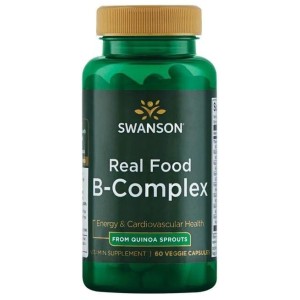 Real Food B-Complex From Quinoa Sprouts 60 веге капсули | Swanson