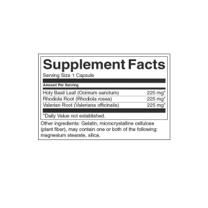 Rhodiola Holy Basil Valerian Stress Complex 180 капсули | Swanson