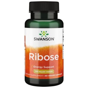Ribose 750 мг 60 веге капсули | Swanson Ribose 750 мг 60 веге капсули | Swanson