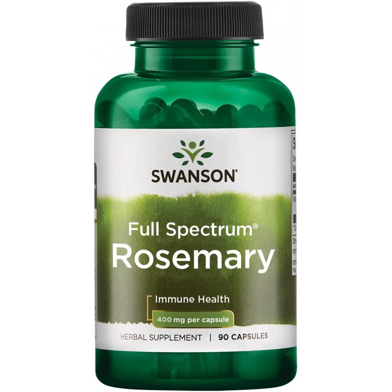 Rosemary 400 мг 90 капсули | Swanson