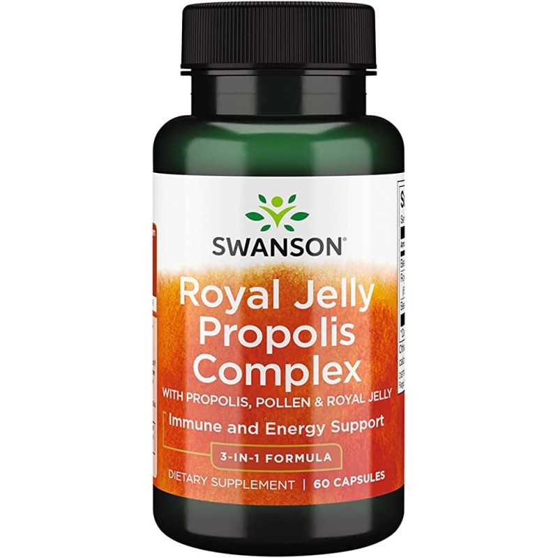 Royal Jelly Propolis Complex 60 капсули | Swanson Royal Jelly Propolis Complex 60 капсули | SwansonМощен антиоксидант
За силен имунитет и добро здраве
Дарява с повече сила и енергия
Прополис Комплекс на капсули е на топ цена от SwansonК [Royal Jelly Propolis Complex 60 капсули | Swanson Мощен антиоксидант За силен имунитет и добро здраве Дарява с повече сила и енергия Прополис Комплекс на капсули е на топ цена от Swanson Какво з