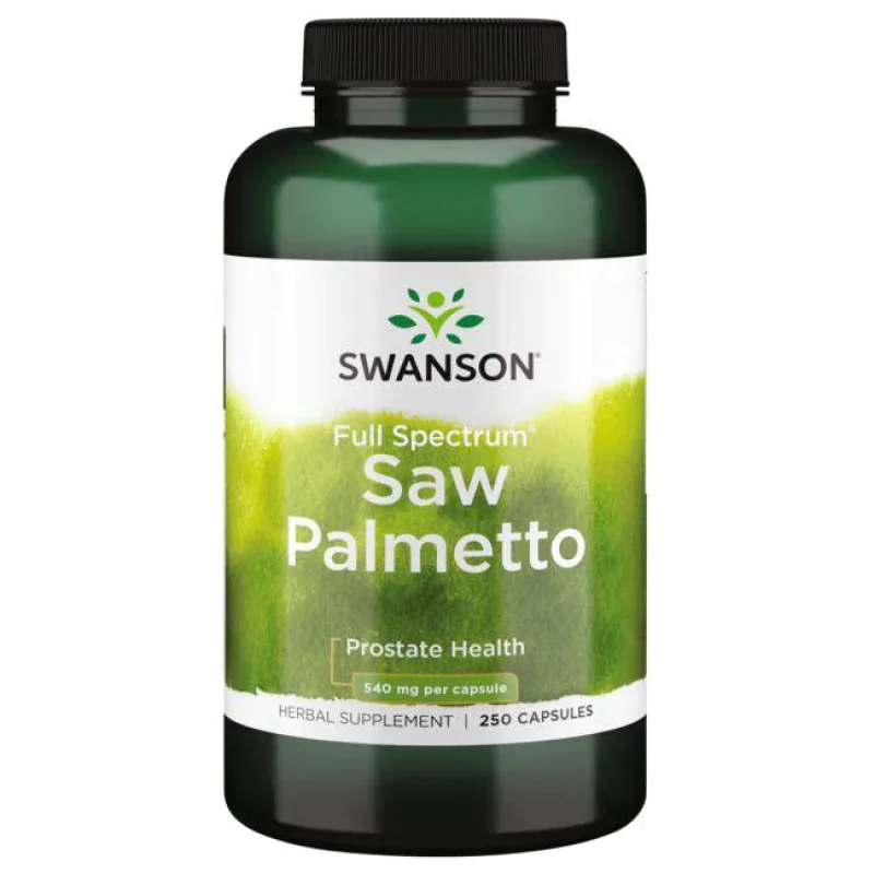 Saw Palmetto 540 мг 250 капсули | Swanson Подпомага здравето при мъжете Грижи се за простата и увеличава нивата на тостестерон Намалява косопада и подобрява здравината на Вашата коса Предпазва от сърдечни Saw Palmetto 540 мг 250 капсули | Swanson Подпомаг