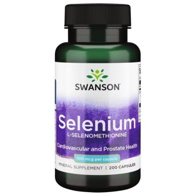 Selenium (L-Selenomethionine) 100 мкг 200 капсули | Swanson Selenium (L-Selenomethionine) 100 мкг 200 капсули | Swanson
