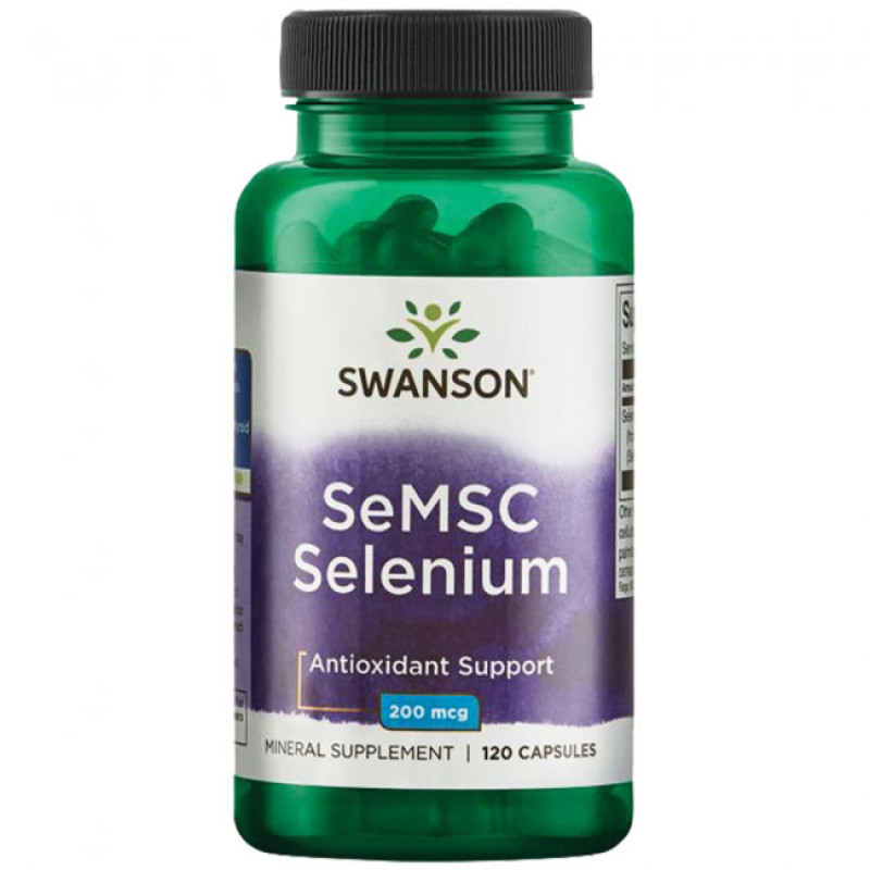 SeMSC Selenium 200 мкг 120 капсули | Swanson